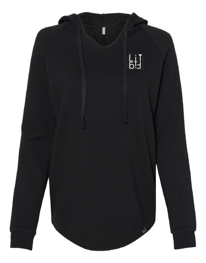 Ladies Fit V-neck Hoodie