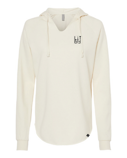 Ladies Fit V-neck Hoodie